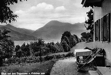 Schwarzweiß-Bild vom Oberreiterhof